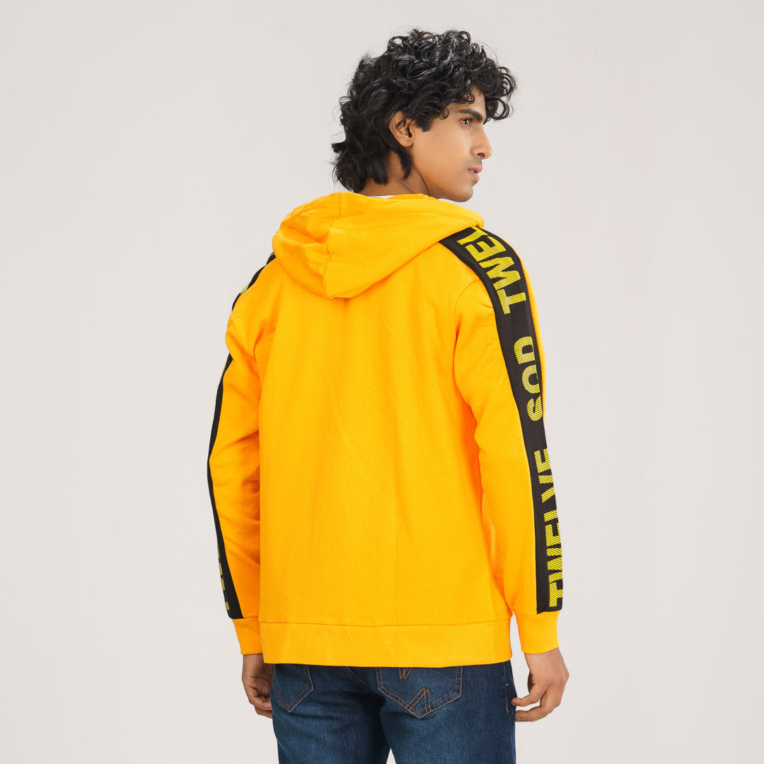 Mens Yellow Hoodie