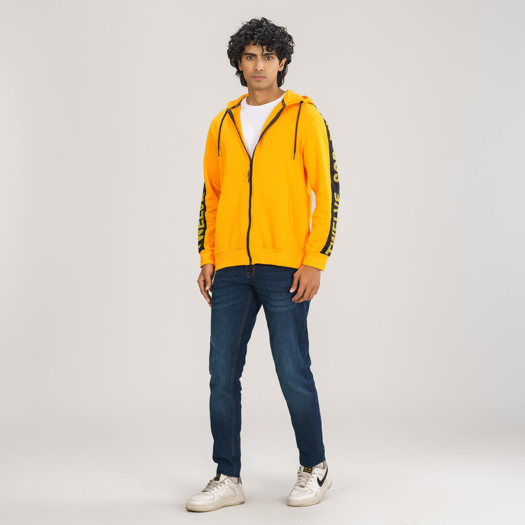 Mens Yellow Hoodie