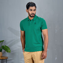 Load image into Gallery viewer, Men’s Bottle Green Polo
