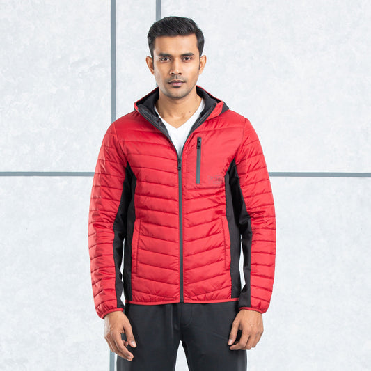 Mens Quilting Jacket- Maroon