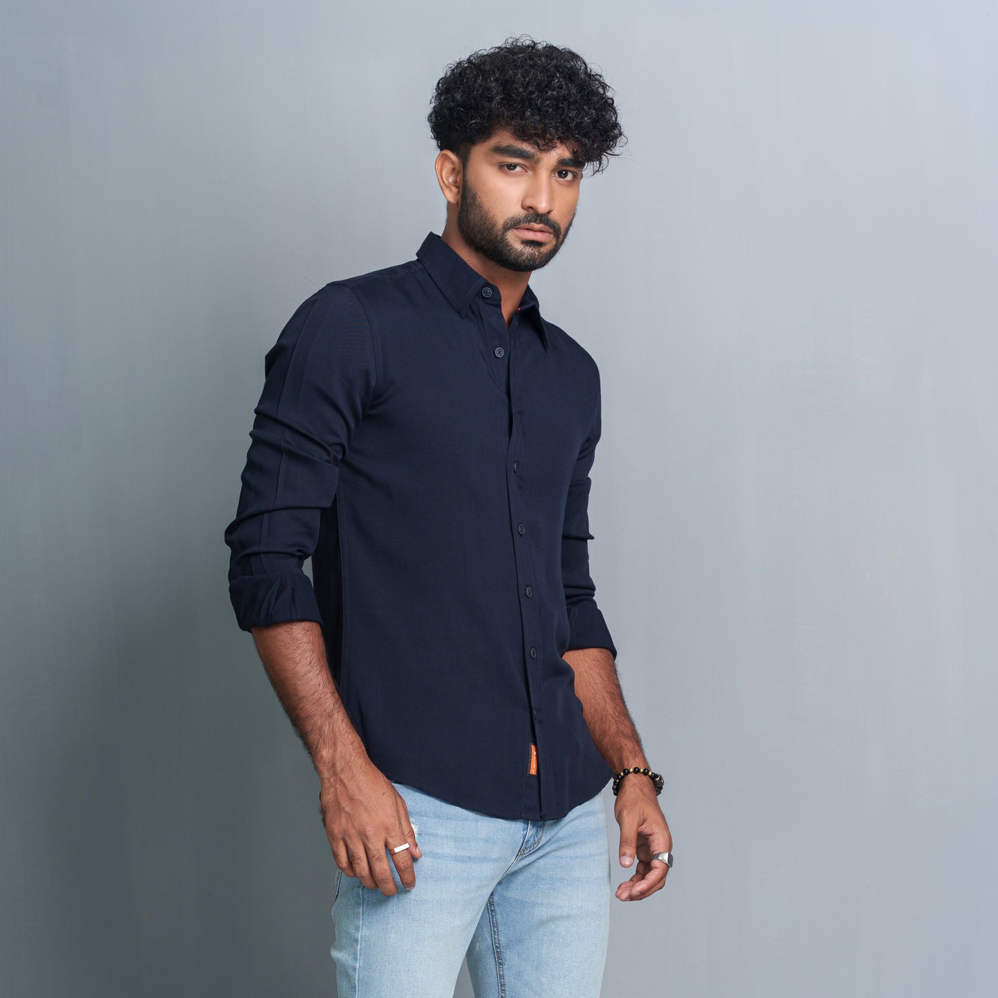 Men's Navy Basic Shirt