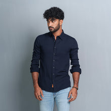 Load image into Gallery viewer, Men&#39;s Navy Basic Shirt
