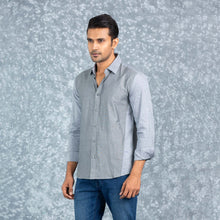 Load image into Gallery viewer, Men’s Grey Chambray Shirt
