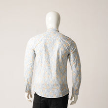 Load image into Gallery viewer, Mens L/S White &amp; Yellow Shirt
