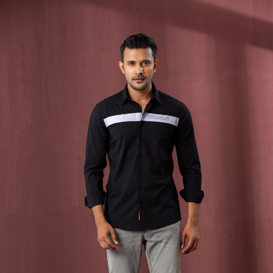 Mens Black Shirt