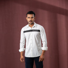 Load image into Gallery viewer, Men’s White Printed Shirt
