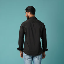 Load image into Gallery viewer, MENS L/S SHIRT-BLACK
