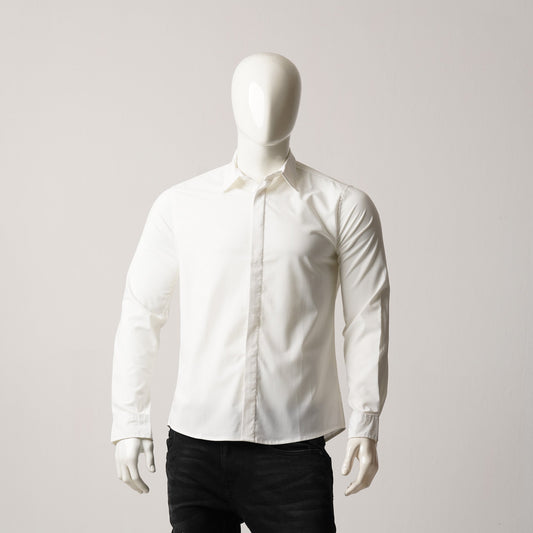 Mens White L/S Shirt