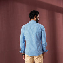 Load image into Gallery viewer, Men’s Blue Check Shirt
