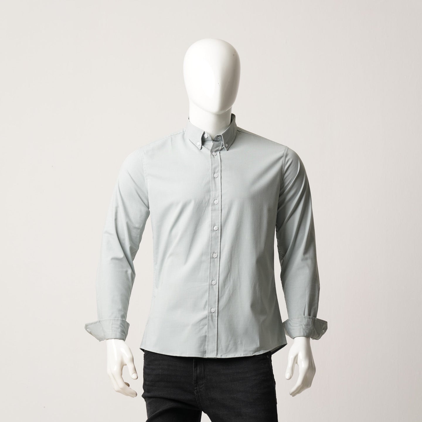 MENS L/S SHIRT-SKY BLUE