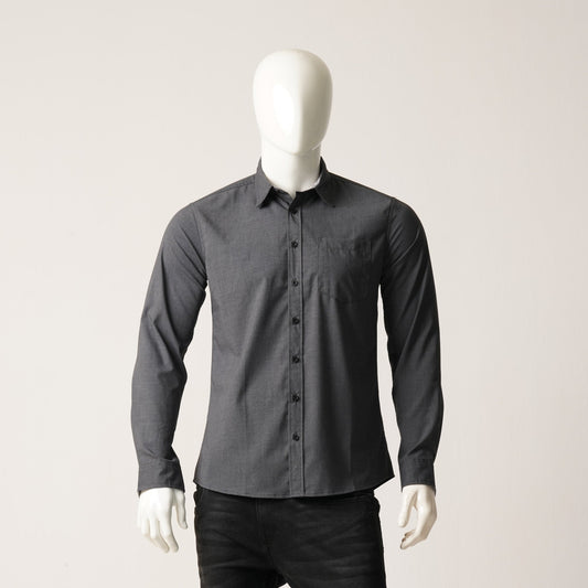 Mens Gray L/S Shirt