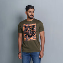 Load image into Gallery viewer, Men’s Olive Cotton T-Shirt
