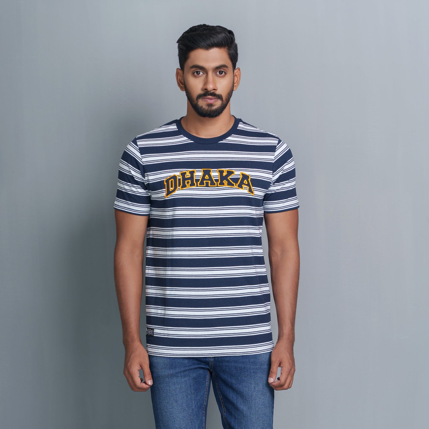 Men’s Navy Striped T-Shirt
