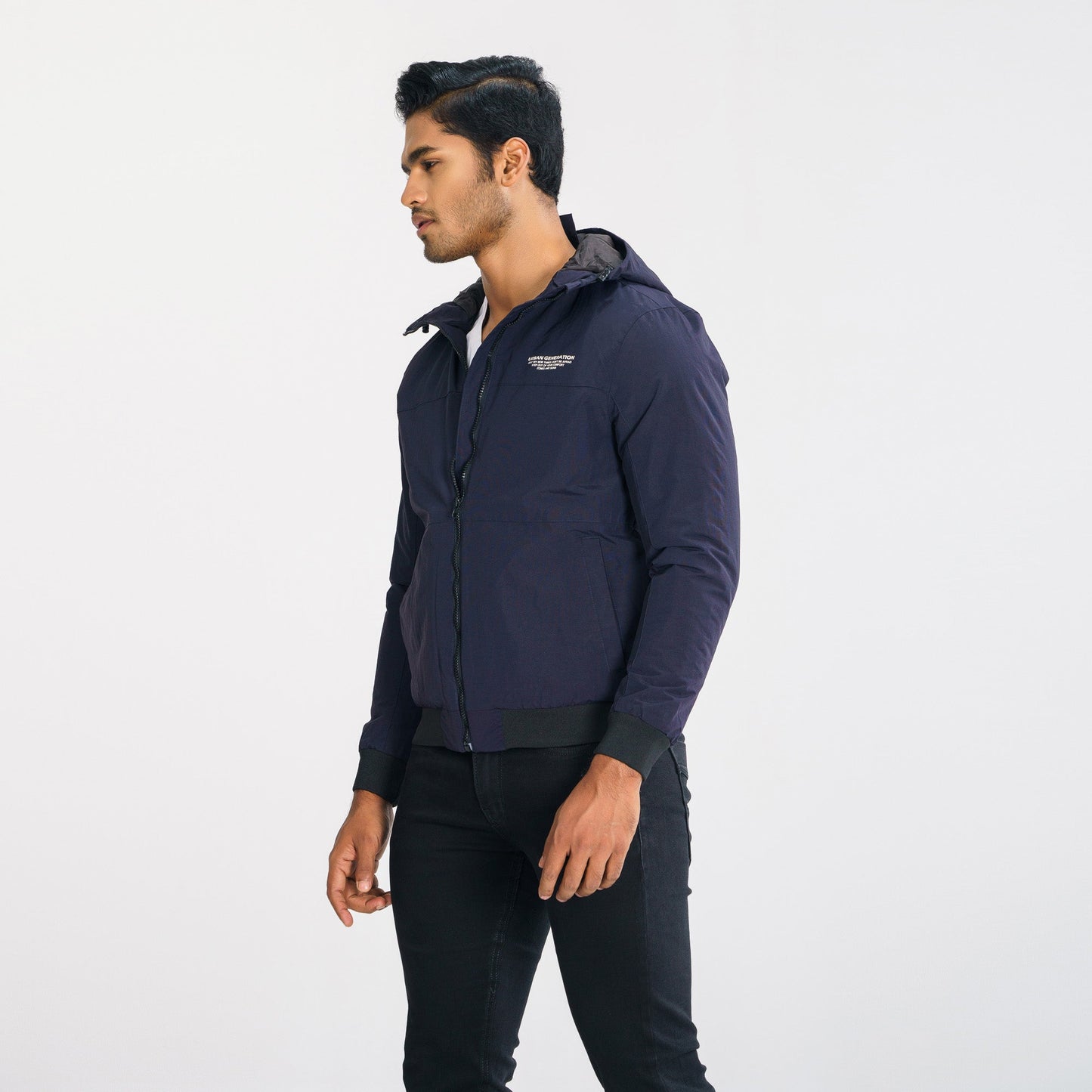 MENS WINDBREAKER-NAVY