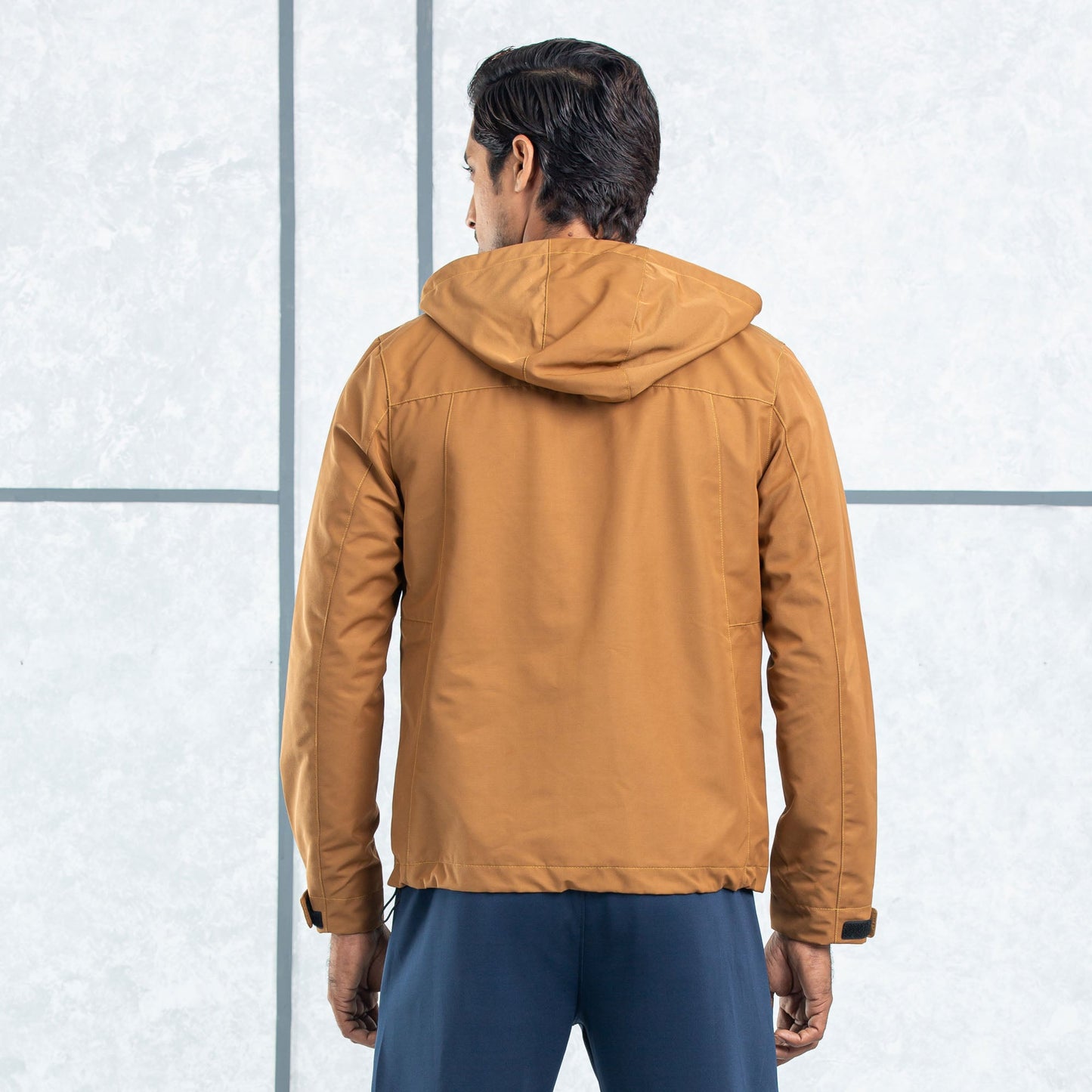 Mens Windbreaker-Khaki