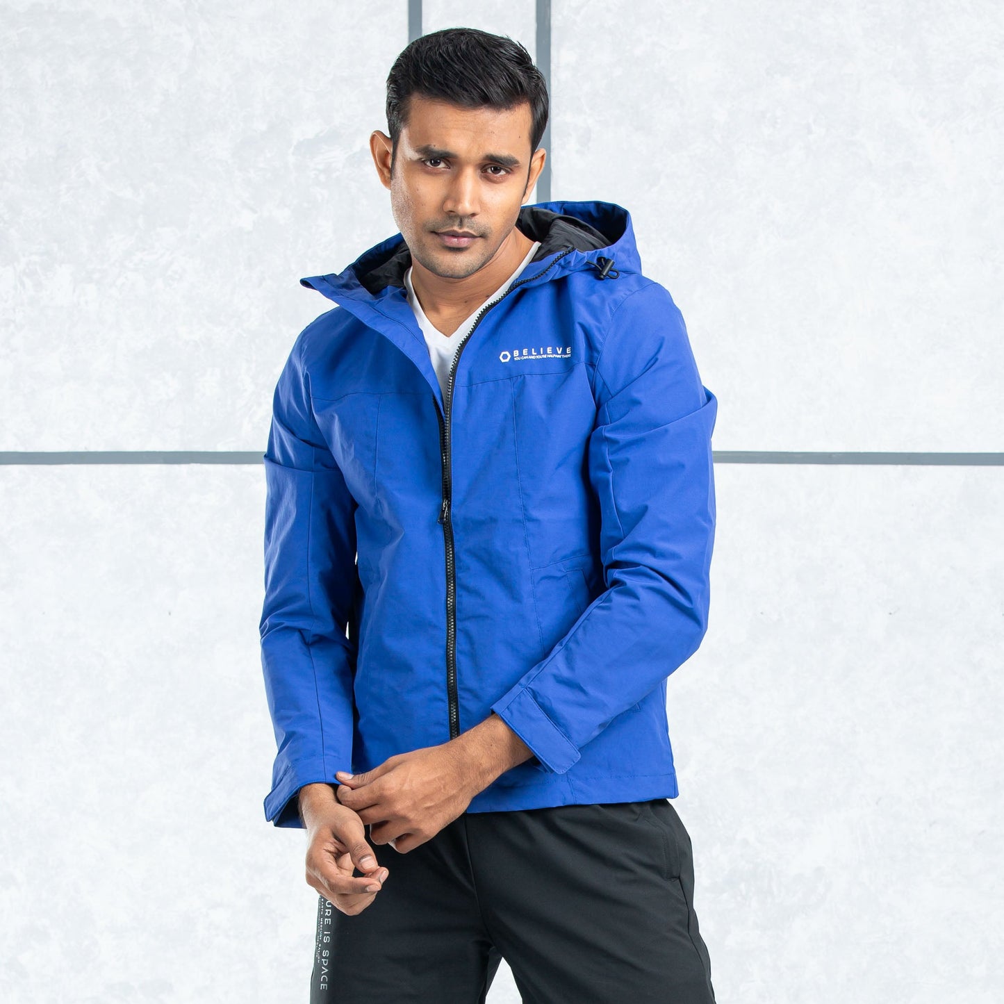 Mens Windbreaker-Blue