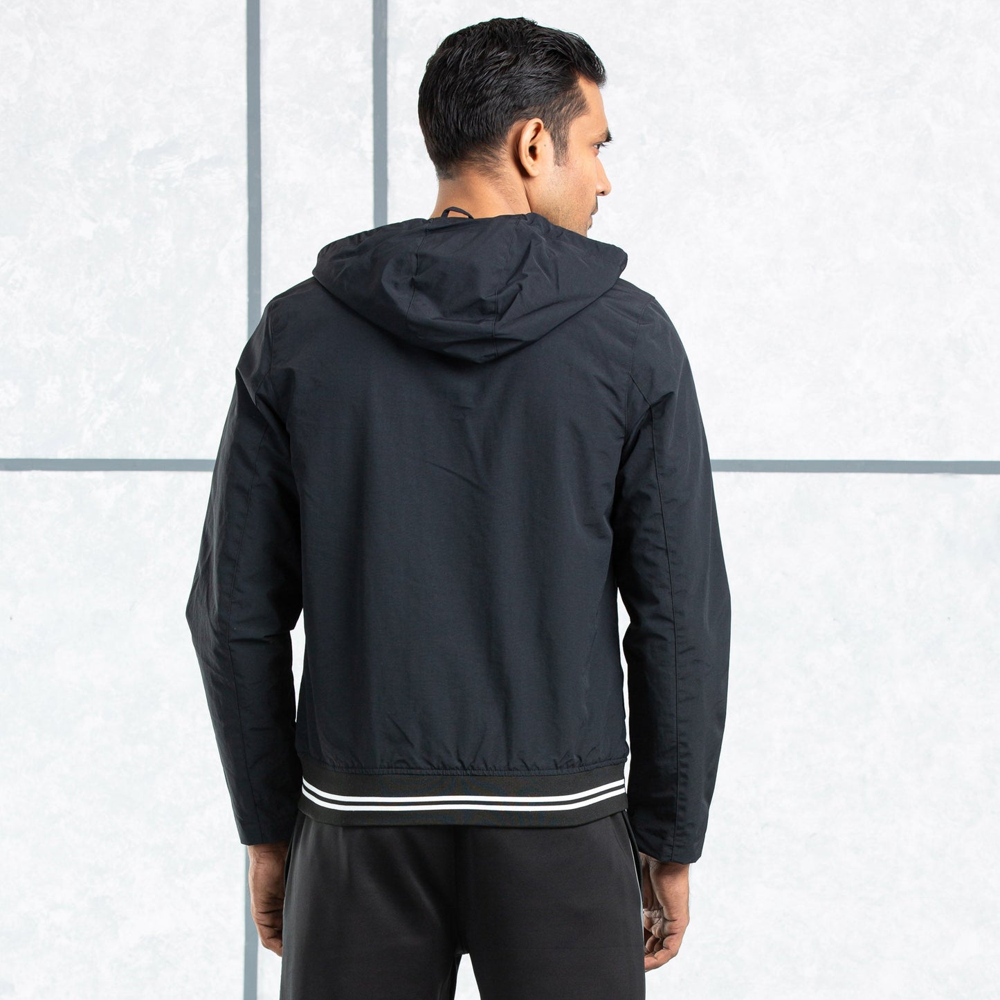 Mens Windbreaker- Black