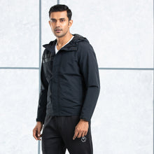 Load image into Gallery viewer, MENS WINDBREAKER- BLACK
