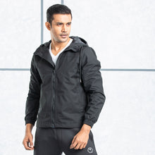 Load image into Gallery viewer, MENS WINDBREAKER- BLACK
