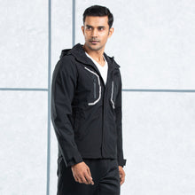 Load image into Gallery viewer, MENS WINDBREAKER-BLACK
