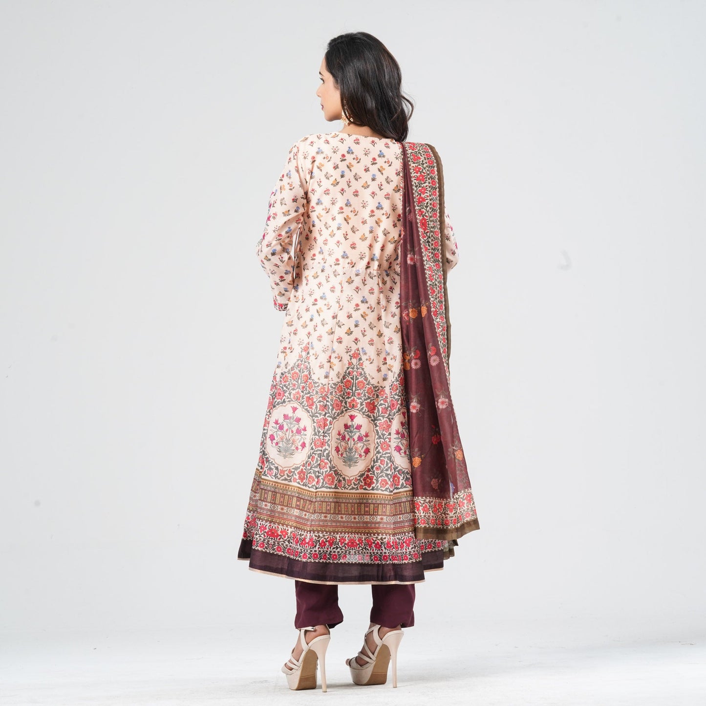 Women Half-Silk Three Piece Set