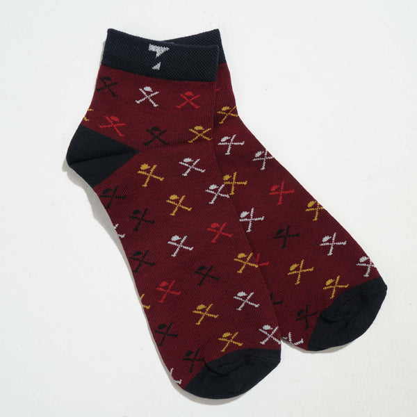 Red Cotton Socks