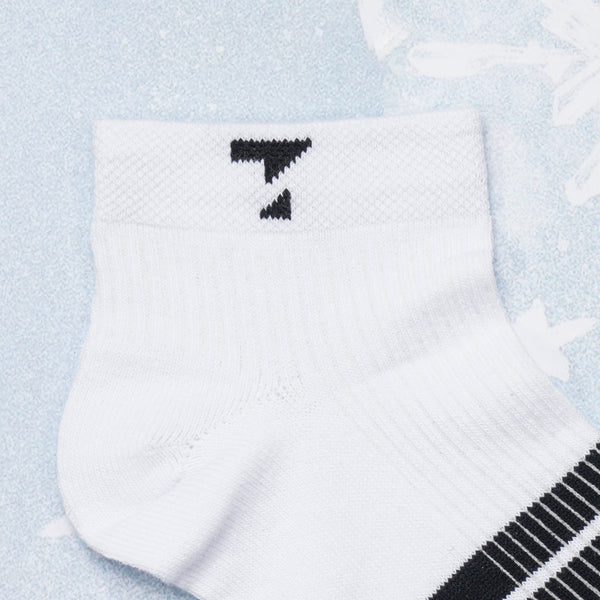 White & Black Cotton Socks