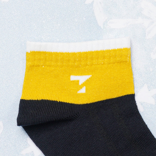 Blue & Yellow Cotton Socks