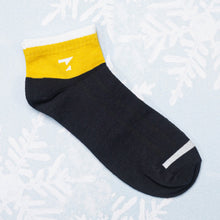 Load image into Gallery viewer, Blue &amp; Yellow Cotton Socks
