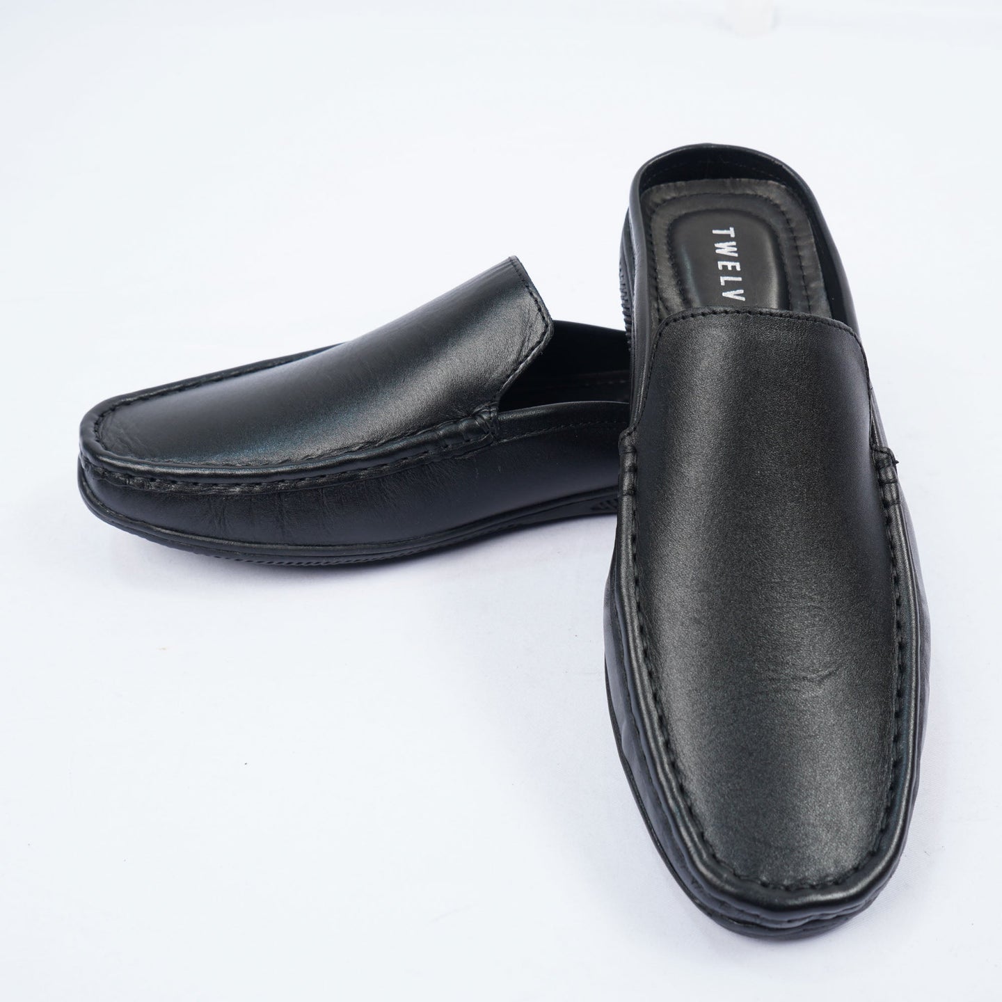 Men’s Black Leather Loafers