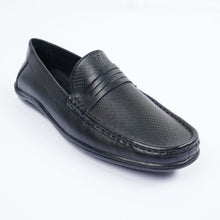 Load image into Gallery viewer, Mens Black Leather Loafers
