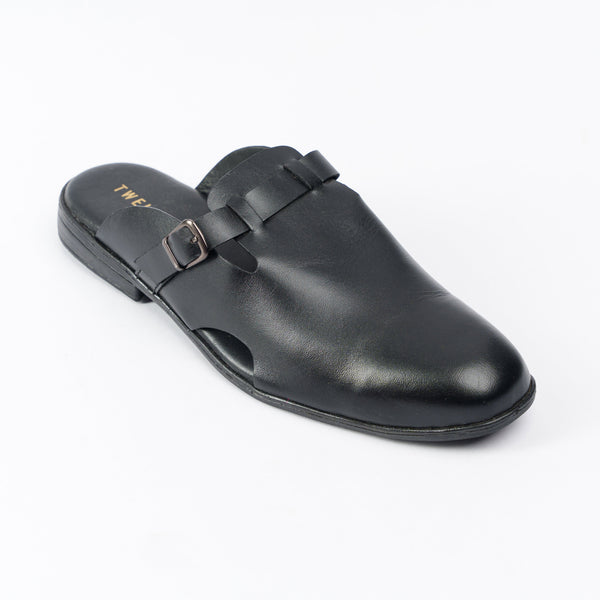 MENS HALF SHOE-BLACK