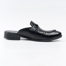 Load image into Gallery viewer, MENS HALF SHOE- BLACK
