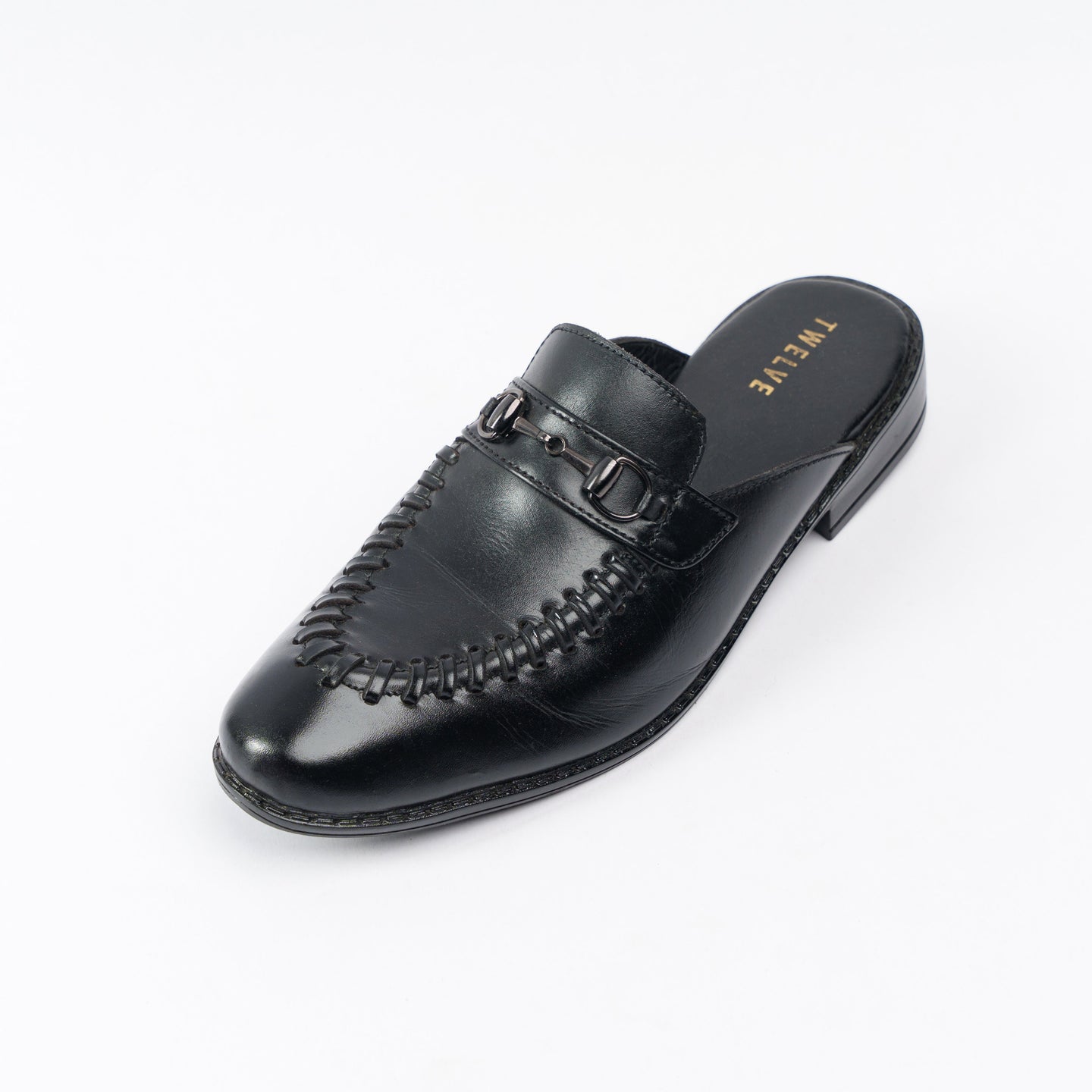 MENS HALF SHOE- BLACK