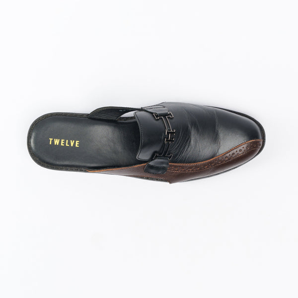 MENS HALF SHOE- BLACK