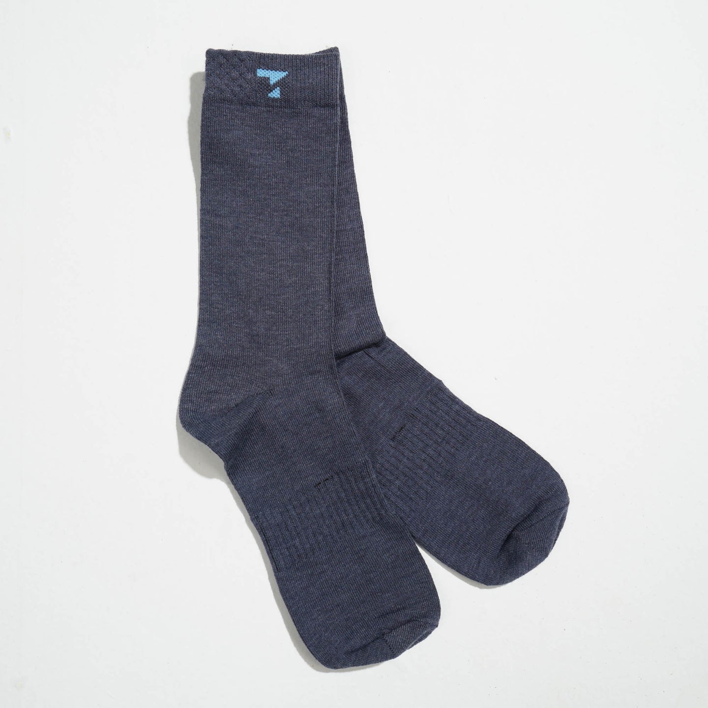 Blue Cotton Socks