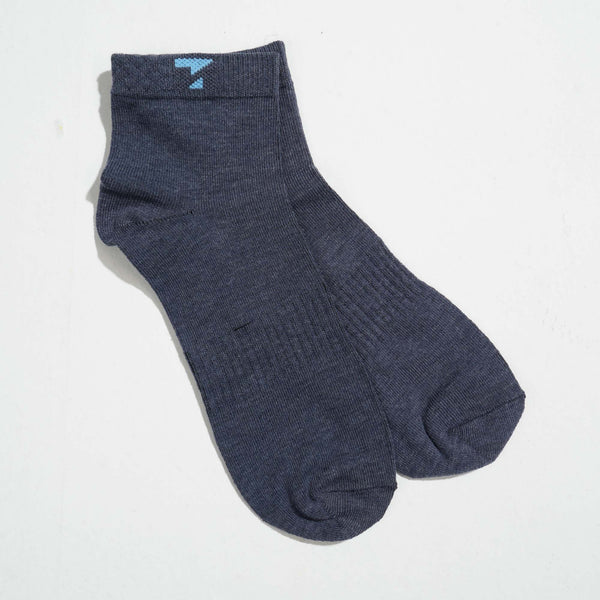 Blue Cotton Socks