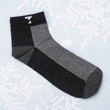 Load image into Gallery viewer, Black &amp; Ash Cotton Socks
