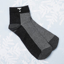 Load image into Gallery viewer, Black &amp; Ash Cotton Socks
