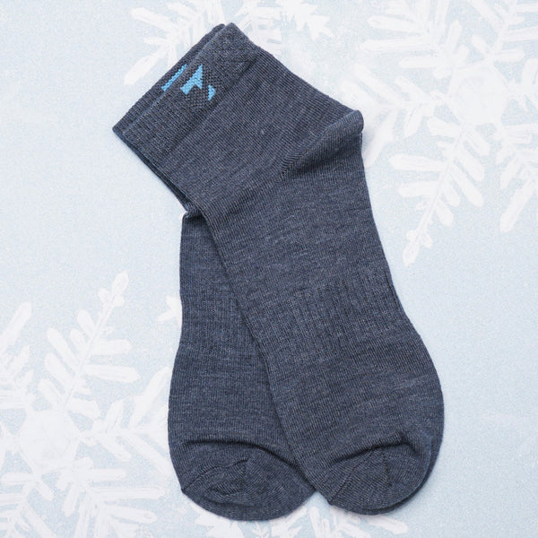 Blue Cotton Socks