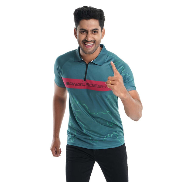 Men's Green Polo