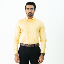 Load image into Gallery viewer, Men&#39;s Yellow Formal Shirt
