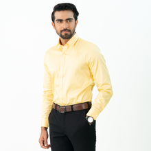 Load image into Gallery viewer, Men&#39;s Yellow Formal Shirt
