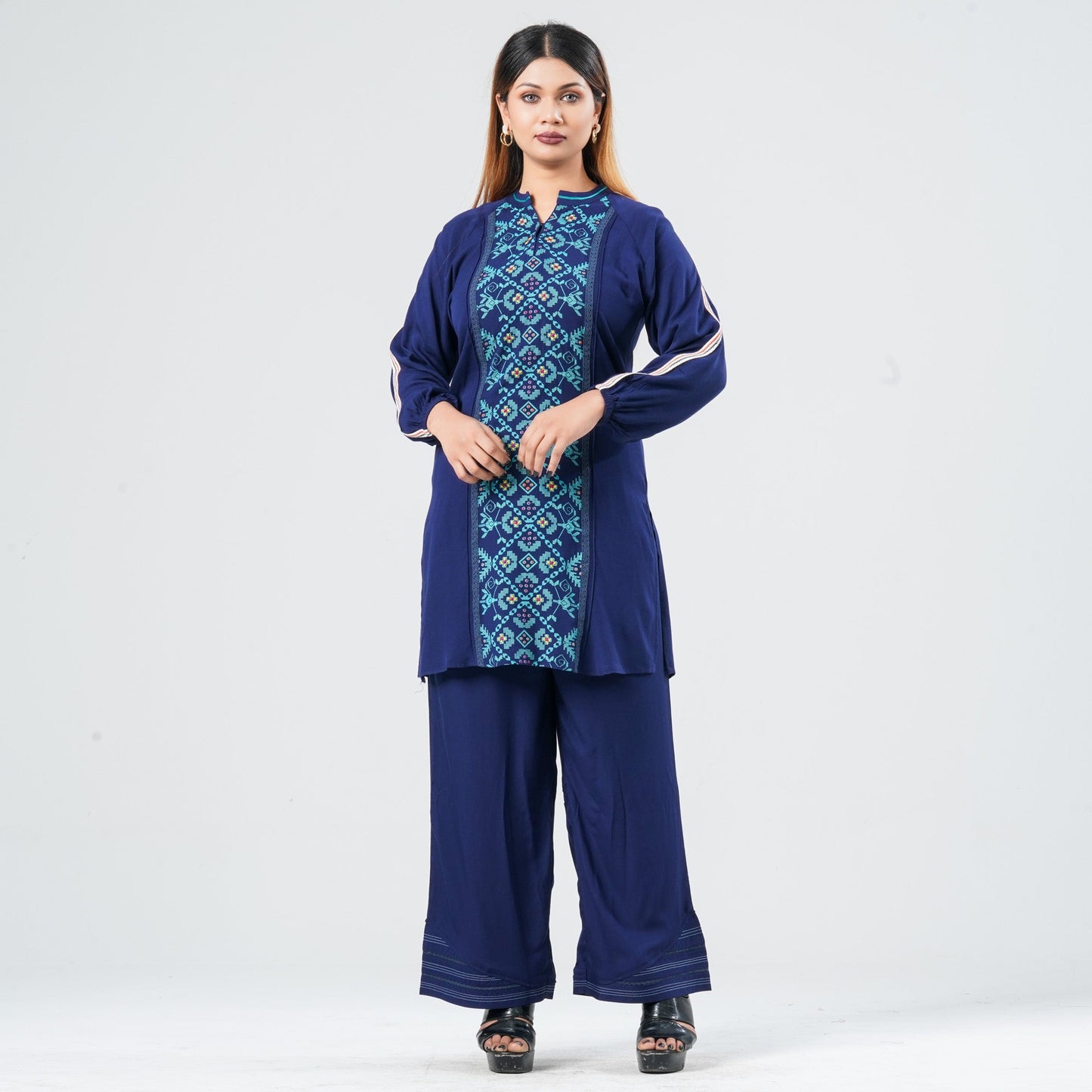 Women’s Mixed Cotton Two Piece Set