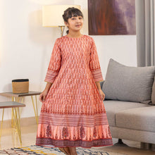 Load image into Gallery viewer, GIRLS GOWN-MELON
