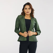 Load image into Gallery viewer, Women’s Green Ethnic Jacket
