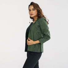 Load image into Gallery viewer, Women’s Green Ethnic Jacket
