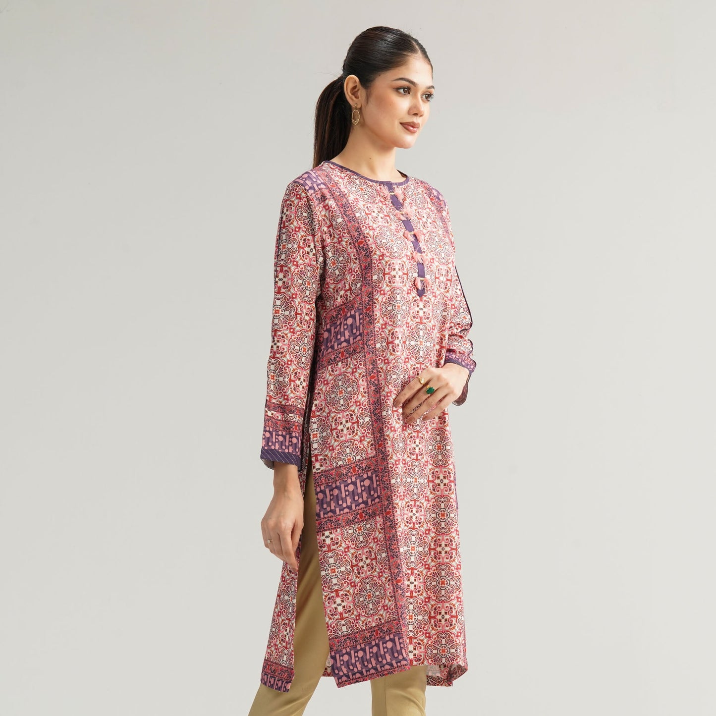 Womens Multicolor Kurti