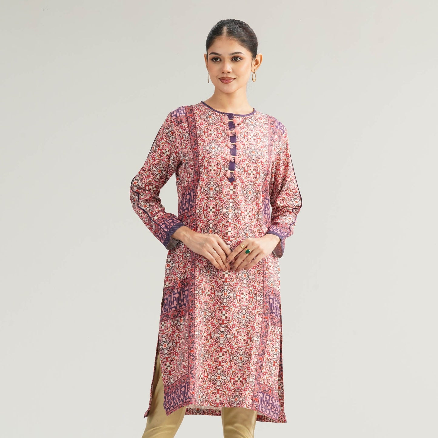 Womens Multicolor Kurti