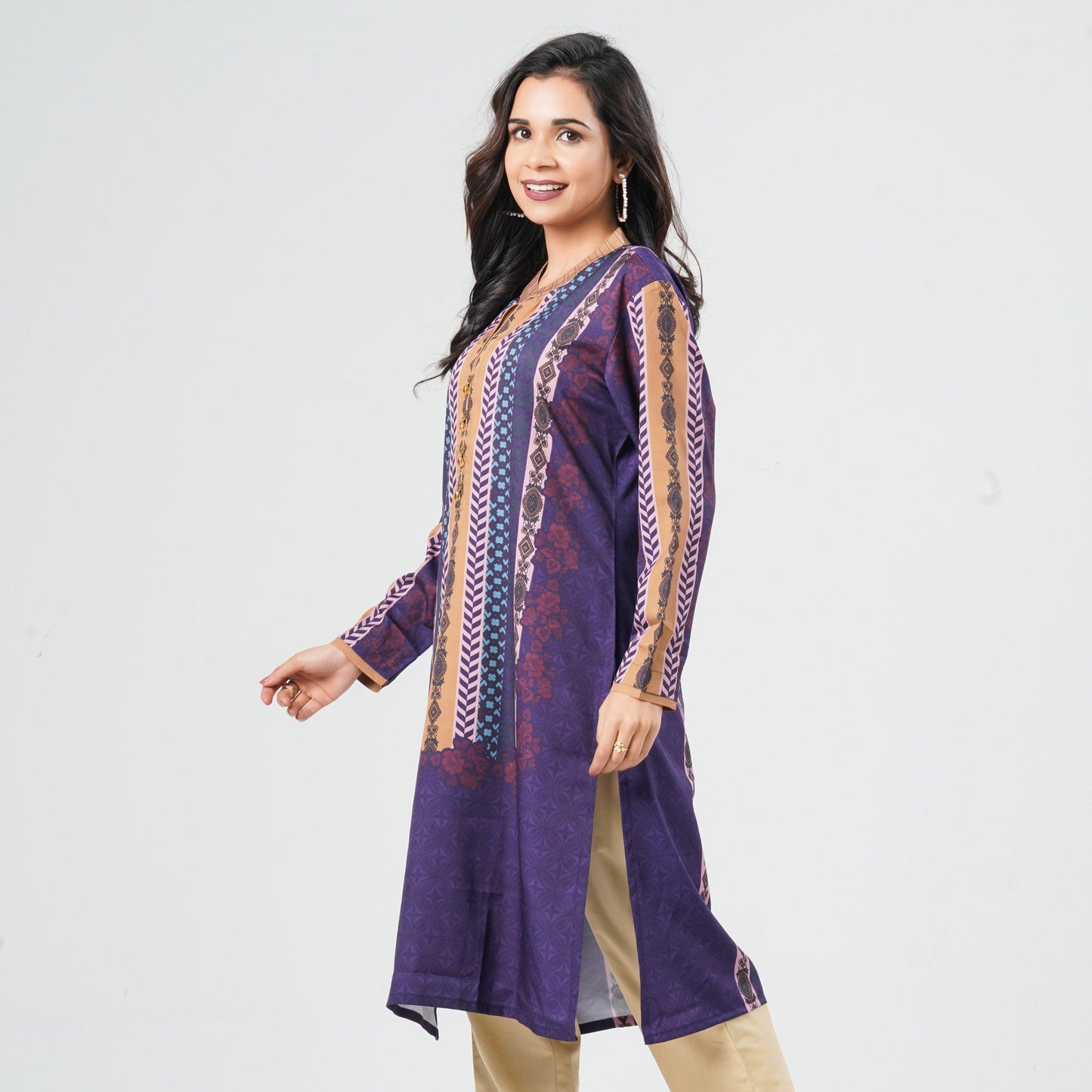 Women Blended Silk Kurti